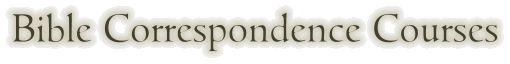 Correspondence Courses